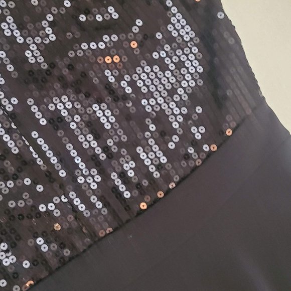 Black Sequin Living Doll Los Angeles Dress - Picture 4 of 10